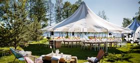 Hur många personer i ett partytält?