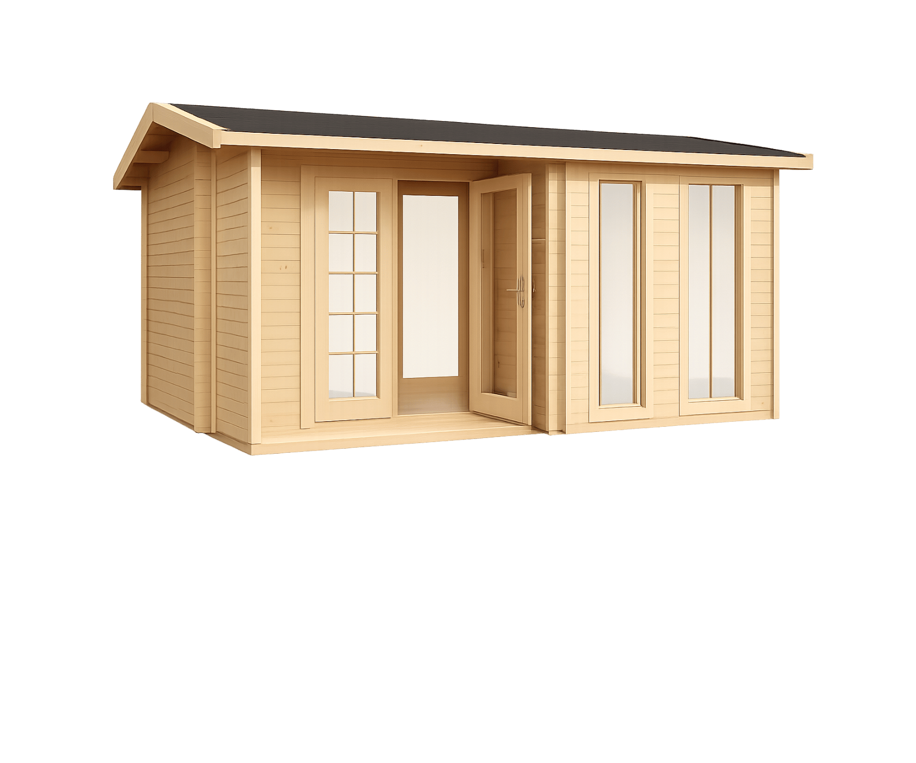 Wooden cabins
