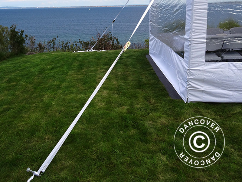 Sturmgurte, Weiß, 4 Stück