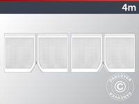 4m FleXtents moskītu tīkls, Balts komplekts no 2/gab