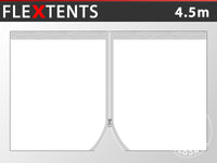 Sidewall w/ zipper for FleXtents, 4.5 m, White