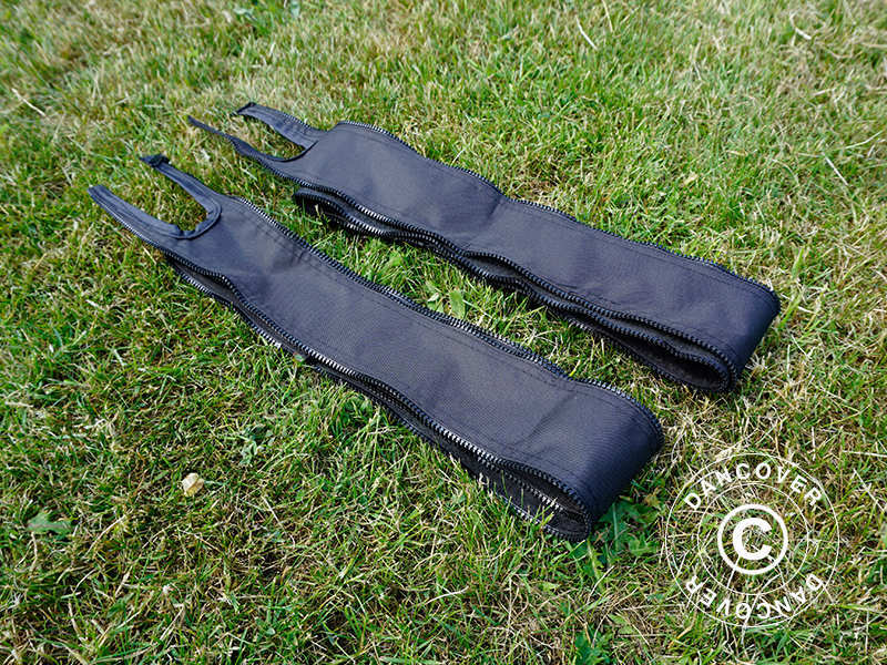 Verbindungsplane für FleXtents®-PRO-Faltzelt der 4m-Serie, Schwarz, 2 St.