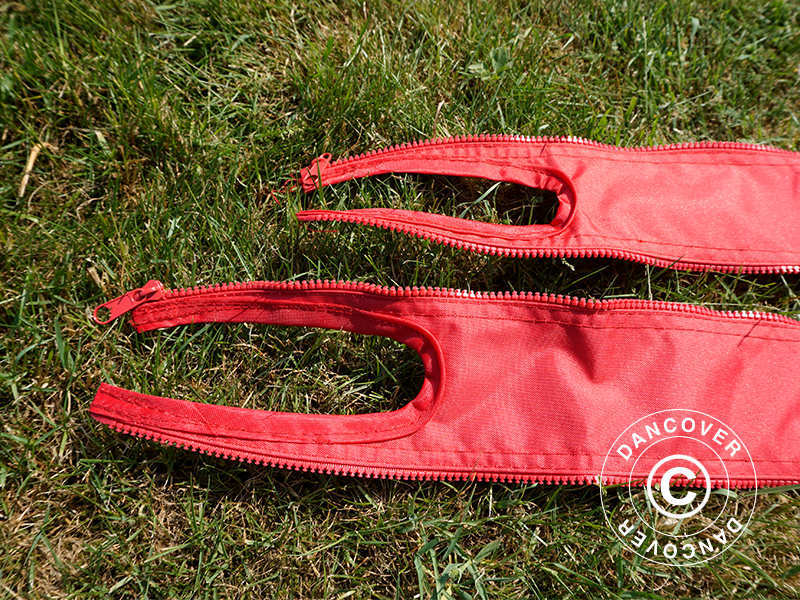 Paneles de unión de relleno para carpas plegables FleXtents® PRO de la serie de 4m series, Rojo, 2 uds.