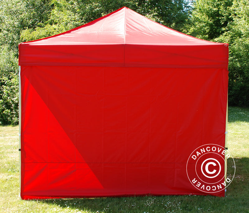 Standard sidewall for Flextent, 4 m, Red