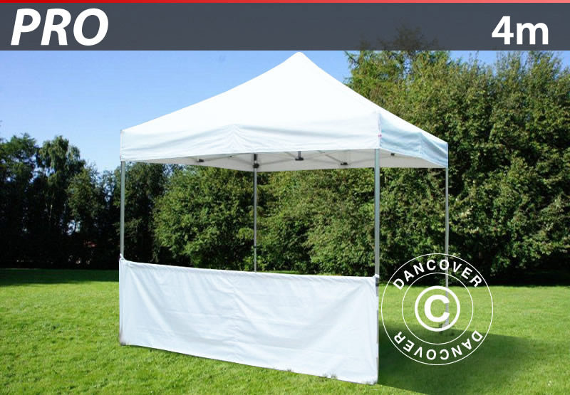 Demi paroi latérale pour FleXtents PRO, 4m, Blanc