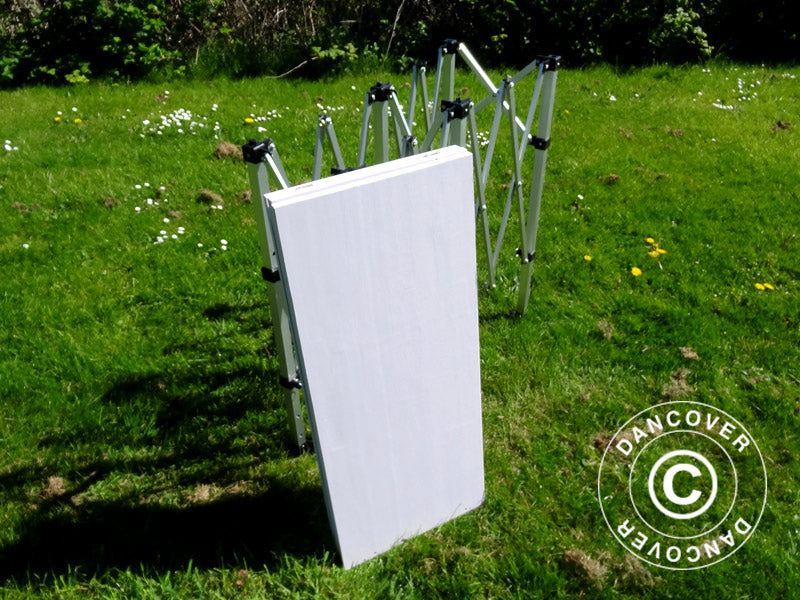 FleXtents PRO mostrador plegable, 2m, Blanco