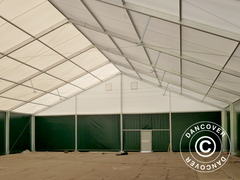 Metalltür für industrielle Lagerhalle Alu, 0,9x2m, weiß