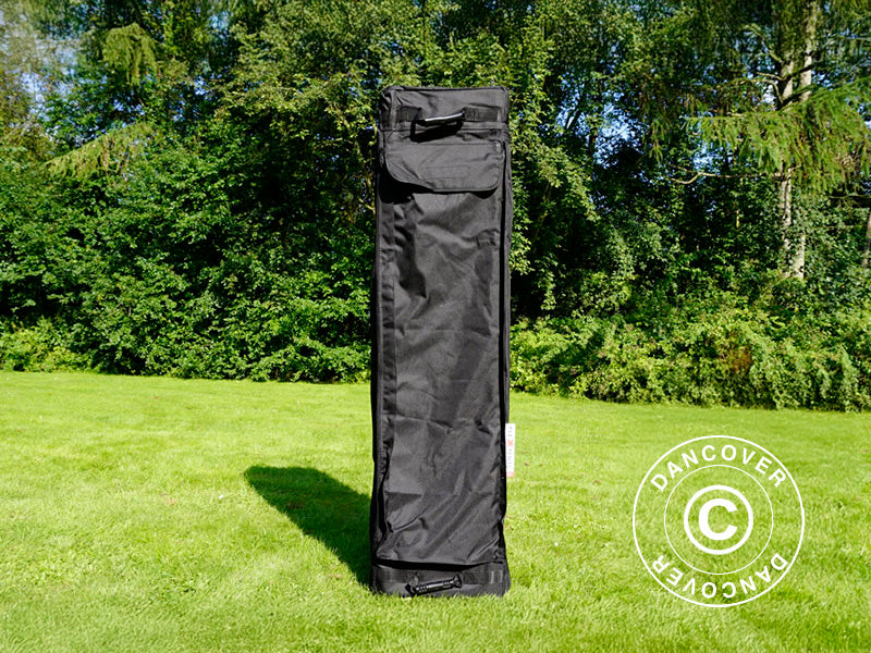 Sac de transport avec roulettes, FleXtents® Steel 3x4,5m, Noir