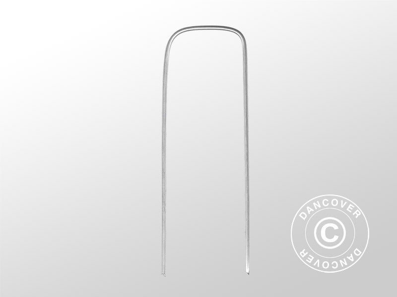 Steel pegs for securing greenhouse film, Ø3x14.5 cm, 30 pcs, Silver