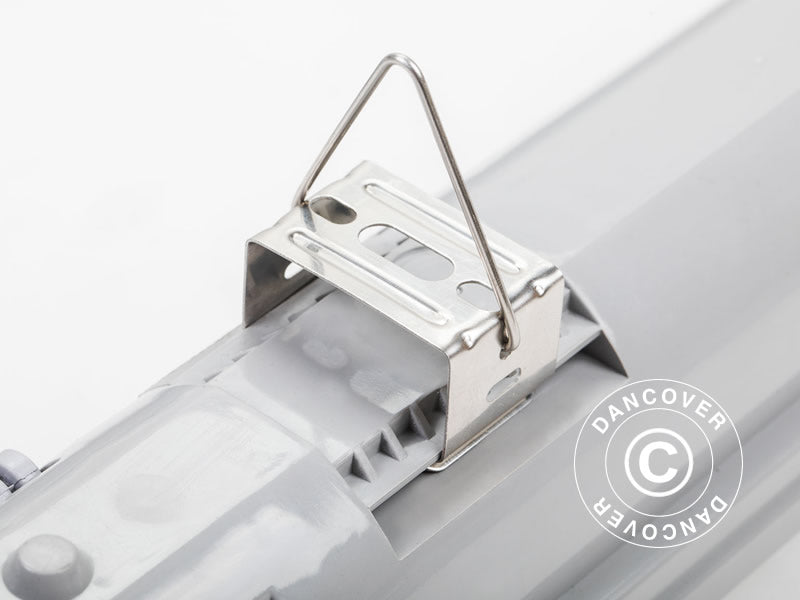 LED kweeklamp 1,26m, 2 lampen, Grijs