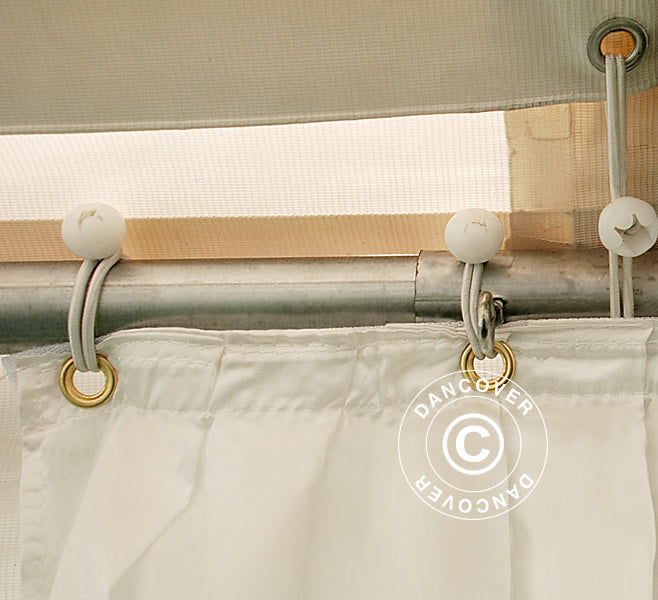 Marquee lining and leg curtain pack, White, for 4x6 m marquee