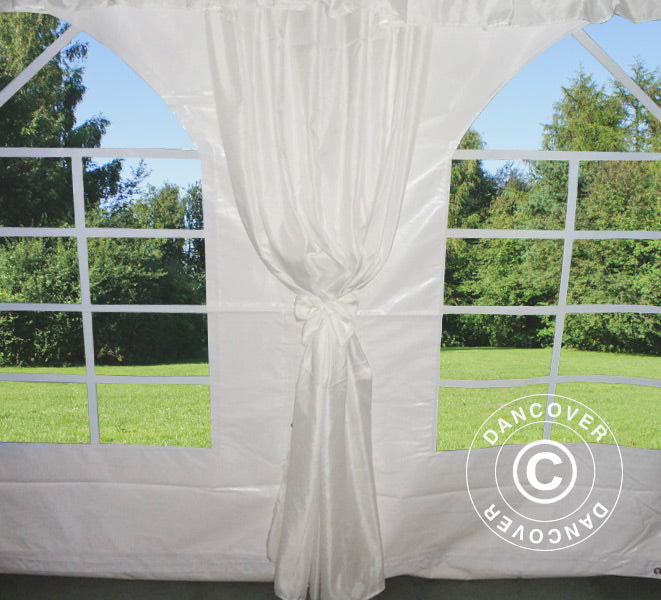 Revestimento marquise e canto pacote cortina, Branco, para tendas 6x12m