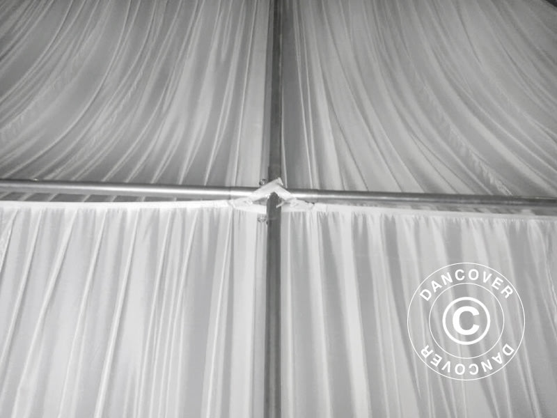 Controsoffitto e drappeggi per tendone SEMI PRO Plus 8x12m (2,3), Bianco