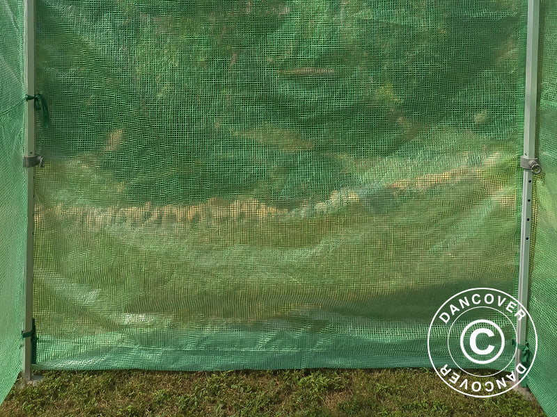 Cover for FleX Greenhouse, 2x2 m, PE, Transparent/Green