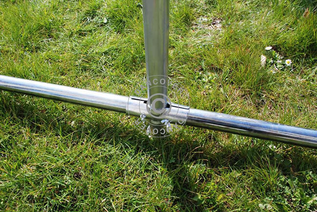 Ground bar frame for 5x10 m Marquee