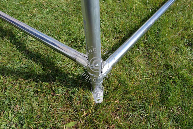 Ground bar frame for 5x10 m Marquee