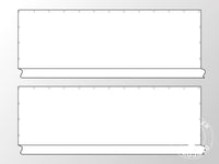 Bočne stranice bez prozora, za šator za zabave PLUS 10m, 2 Kom, Bijela
