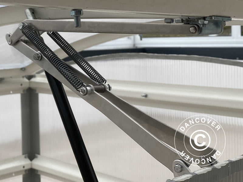 Automatic window opener for greenhouse, UNIVENT, Silver