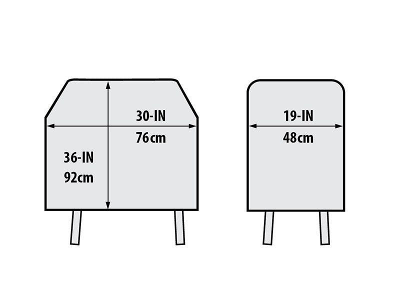 Peite Select kaasugrillille BK 310+Porta Chef 120, Musta