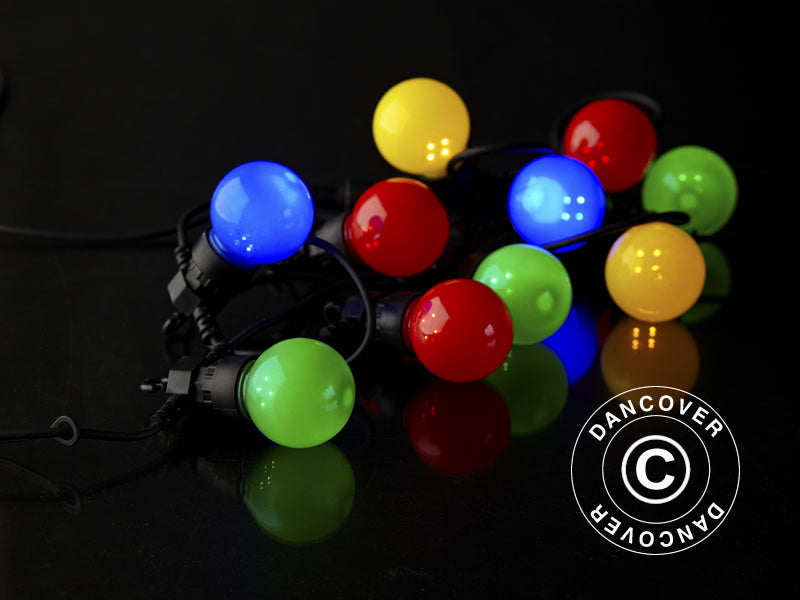 Ergänzungsset für LED-Lichterketten, Lucas, 3m, Schwarz/Mix/Warmweiß