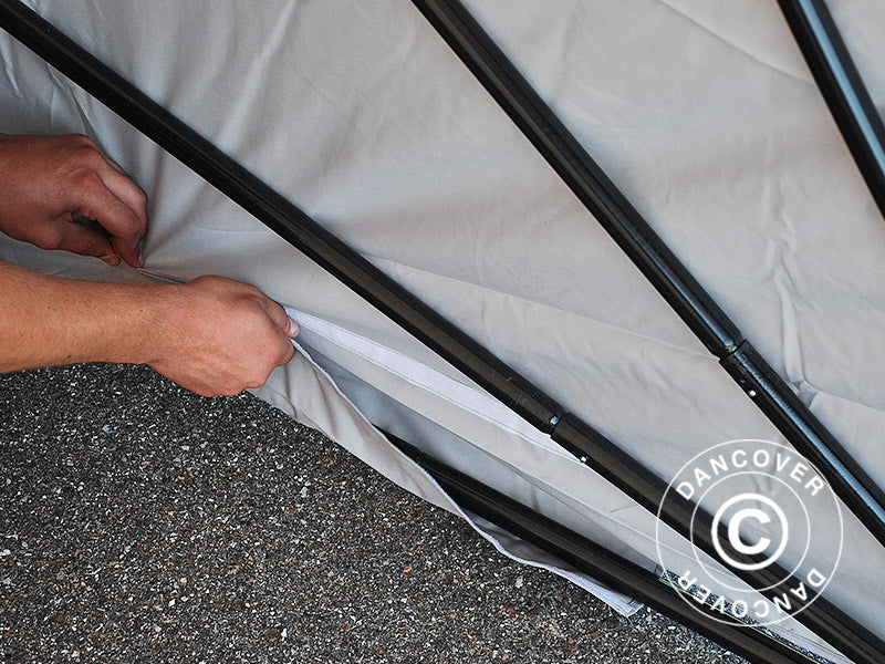 Folding garage (Car), 2.8x6.24x2.3 m, Grey