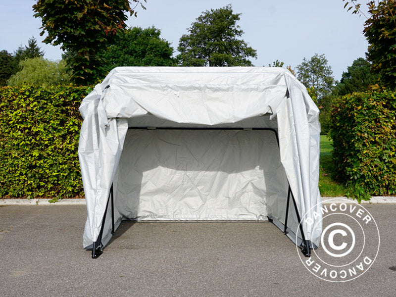 Faltgarage (Motorrad), 1,88x3,45x1,9m, Grau