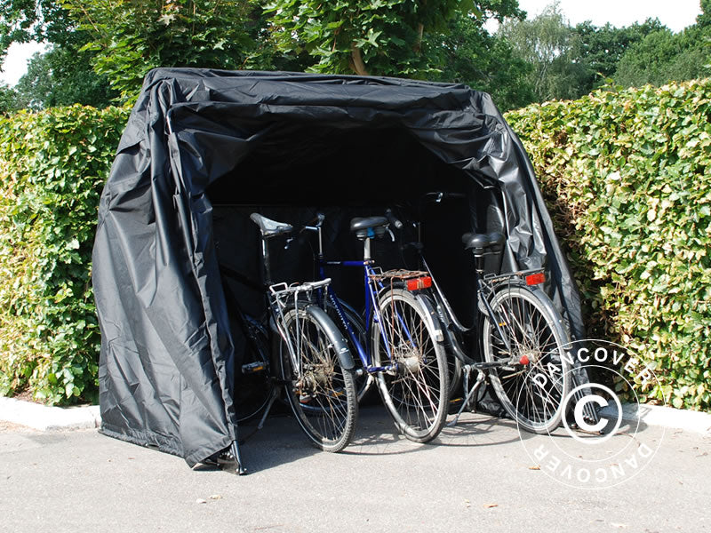 Faltgarage (Motorrad), 1,88x3,45x1,9m, Schwarz