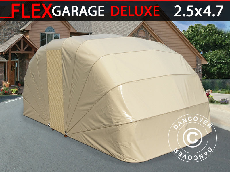 Vouwgarage (Auto), 2,5x4,7x2m, Beige