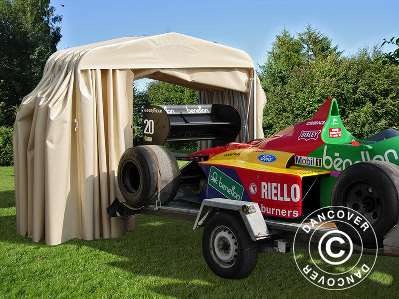 Folding tunnel garage (Car), ECO, 2.5x4.12x2.15m, Beige