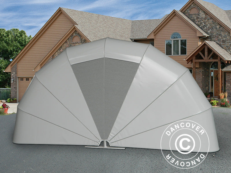 Folding garage (MC), 1.4x3.6x1.8 m, Grey