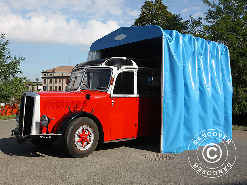 Faltgarage Tunnel (Wohnwagen), 3,5x7,21x3,9m, Weiß