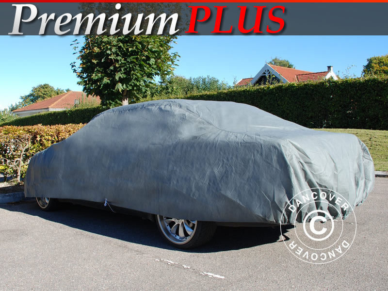 Car Cover Premium Plus, 4.96x1.79x1.27 m, Grey