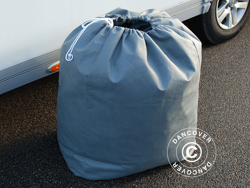 Caravan cover, 6.4x2.5x2.25 m, Grey