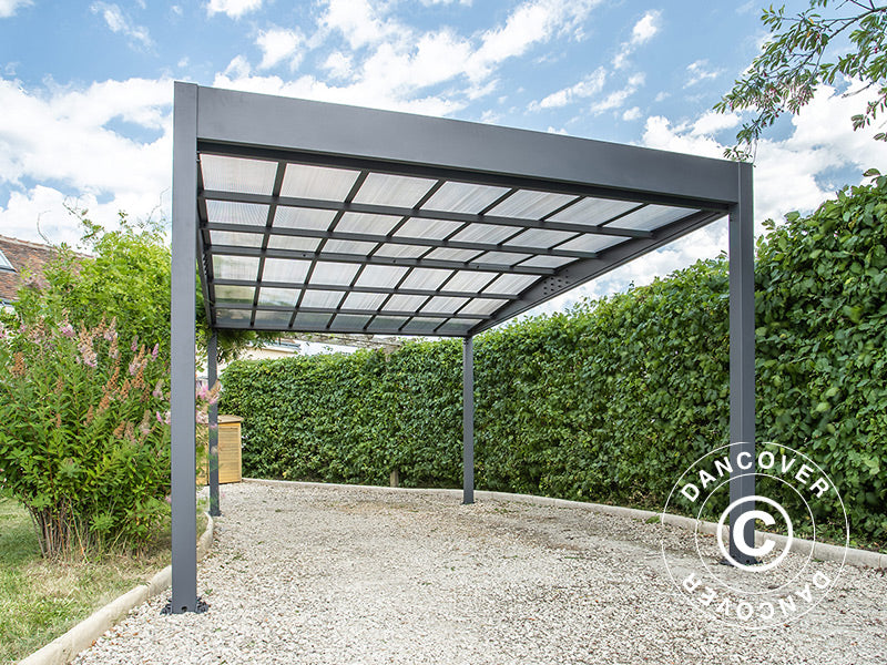 Carport Libeccio, 3.26x5.09x2.34 m, Anthracite