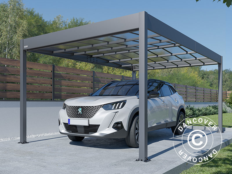 Carport Libeccio, 3.26x5.09x2.34 m, Anthracite