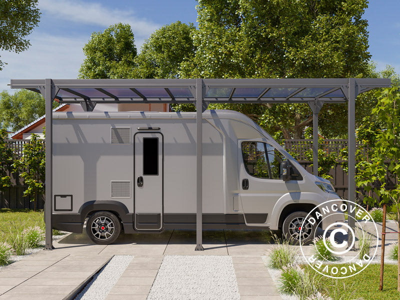Carport XL, Hegoa 20, 3,17x7,19x3,17m, Antraciet