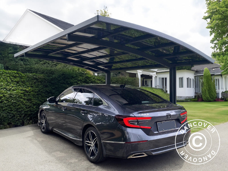 Carport Boston, 3x5x2,4m, Grau