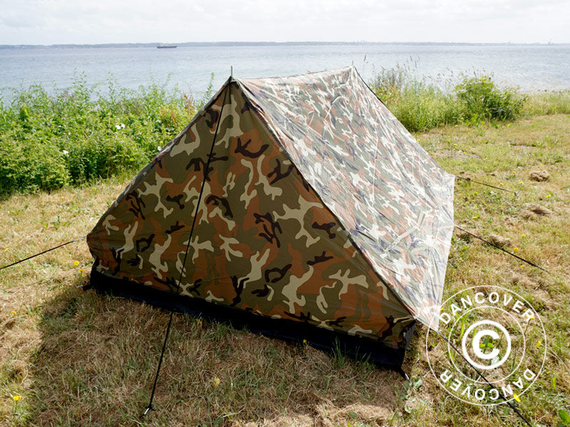 Camouflage tent Woodland MINI PACK, 2 persons
