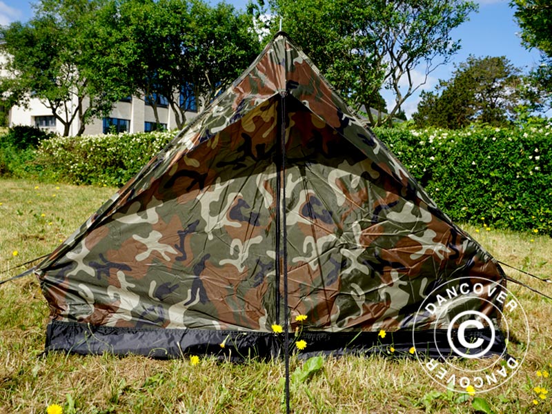Camouflage tent Woodland MINI PACK, 2 persons