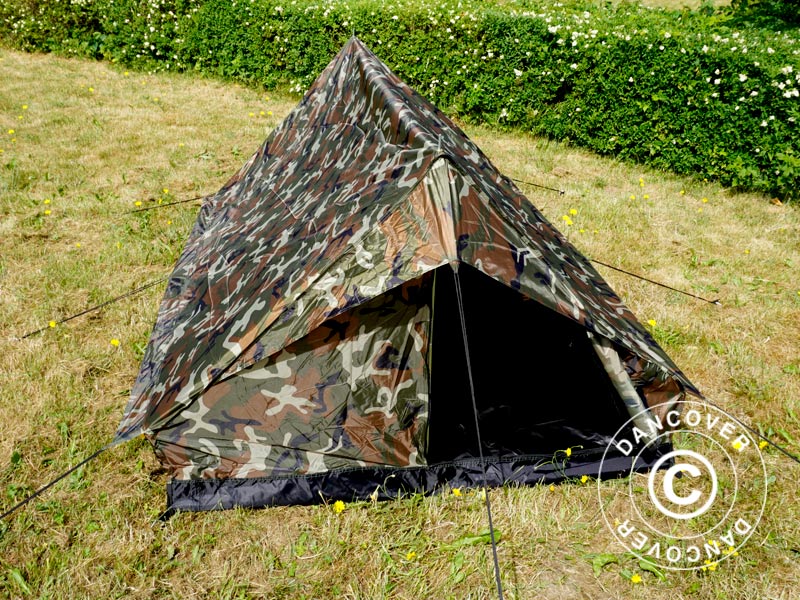 Camouflage tent Woodland MINI PACK, 2 persons