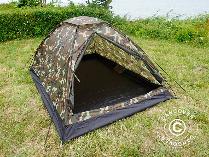 Camouflage-Zelt Woodland IGLU, 2 Personen.