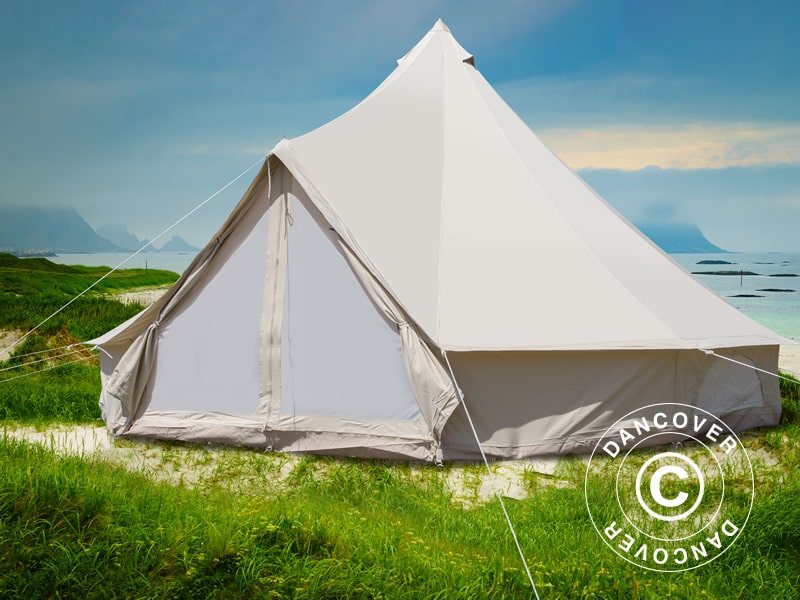 Bell Tent for glamping, TentZing®, 5x5 m, 6 Persons, Sand