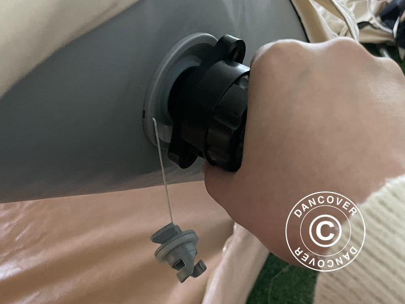 Glamping tent, inflatable, TentZing®, 4x4m, 5 Persons, Sand