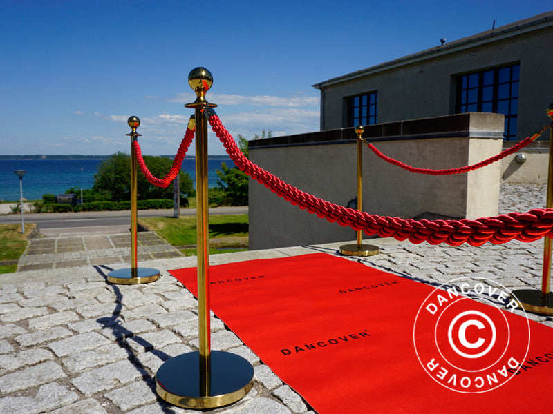 Red carpet runner w/print, 1.2x6 m