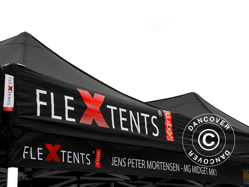 FleXtents® Gazebo Banner w/print, 4x0,2 m