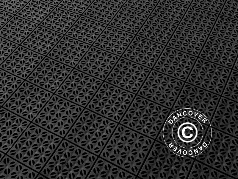 Plastic flooring Basic, Multiplate, Black, 72.57 m²