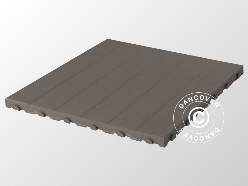 Plastic flooring Basic, Piastrella, Grey, 72 m²