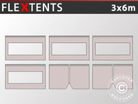 Sidewall kit for Pop up gazebo FleXtents 3x6 m, Latte