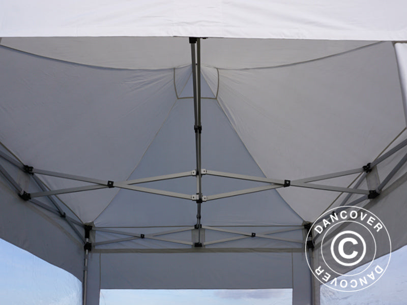 Pop up gazebo FleXtents PRO 3x3 m White, incl. 4 sidewalls
