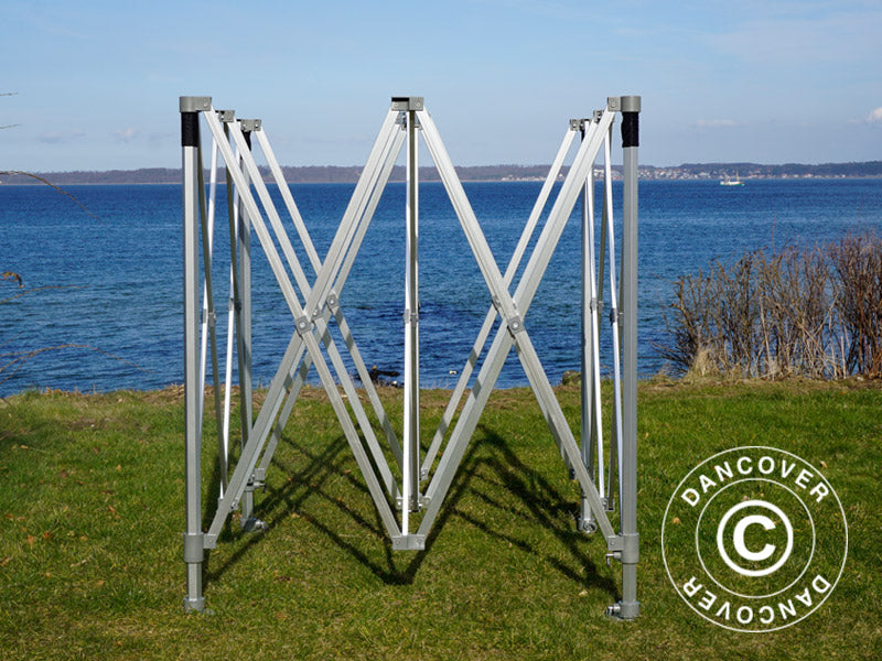 Tente Pliante FleXtents PRO 3x3m Blanc, avec 4 cotés